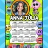 Calendário 2025 Personalizável no Canva – Tema Divertida Mente 2 - Imagem 4