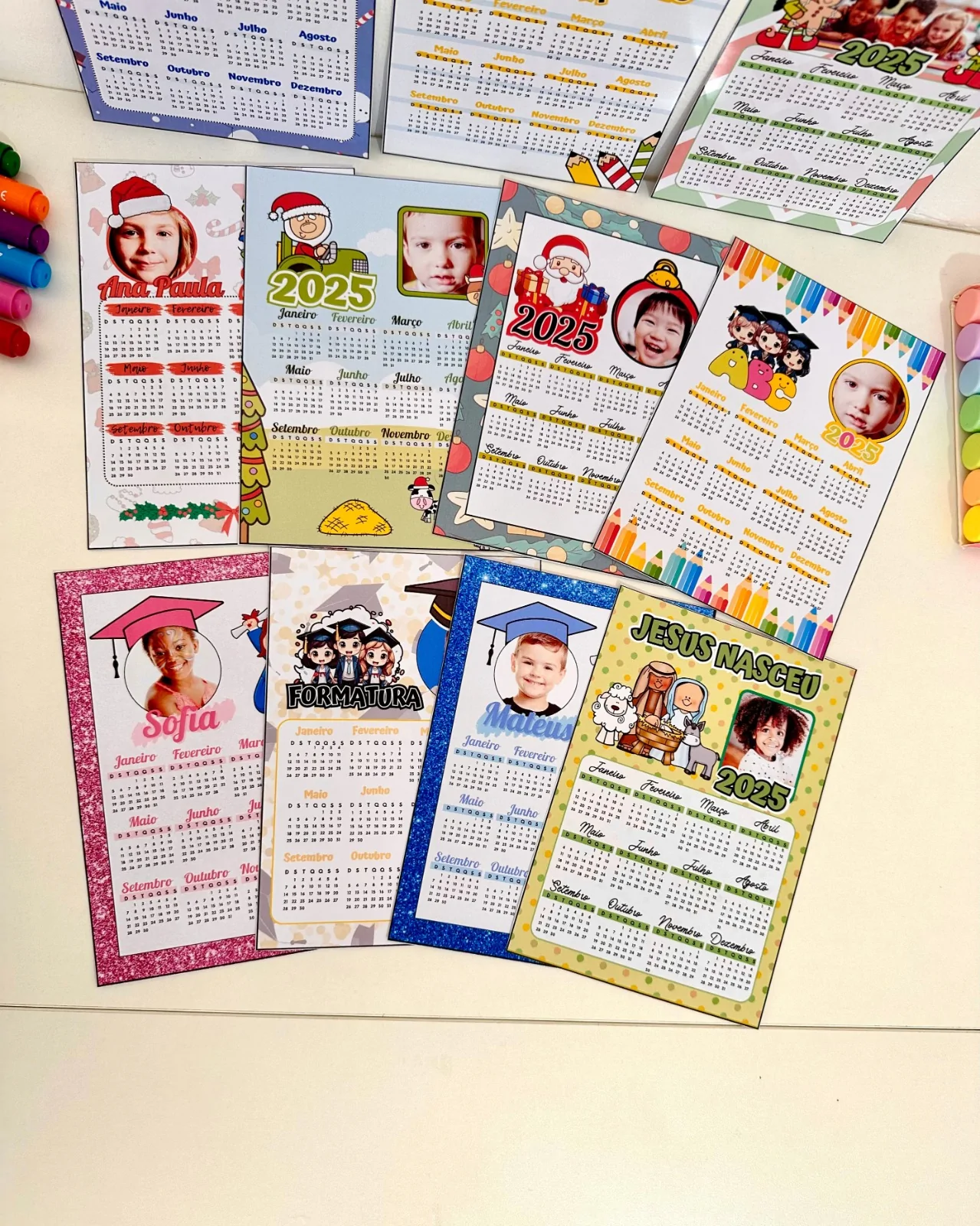 Calendário 2025 Editável com Fotos das Crianças! - Imagem 7