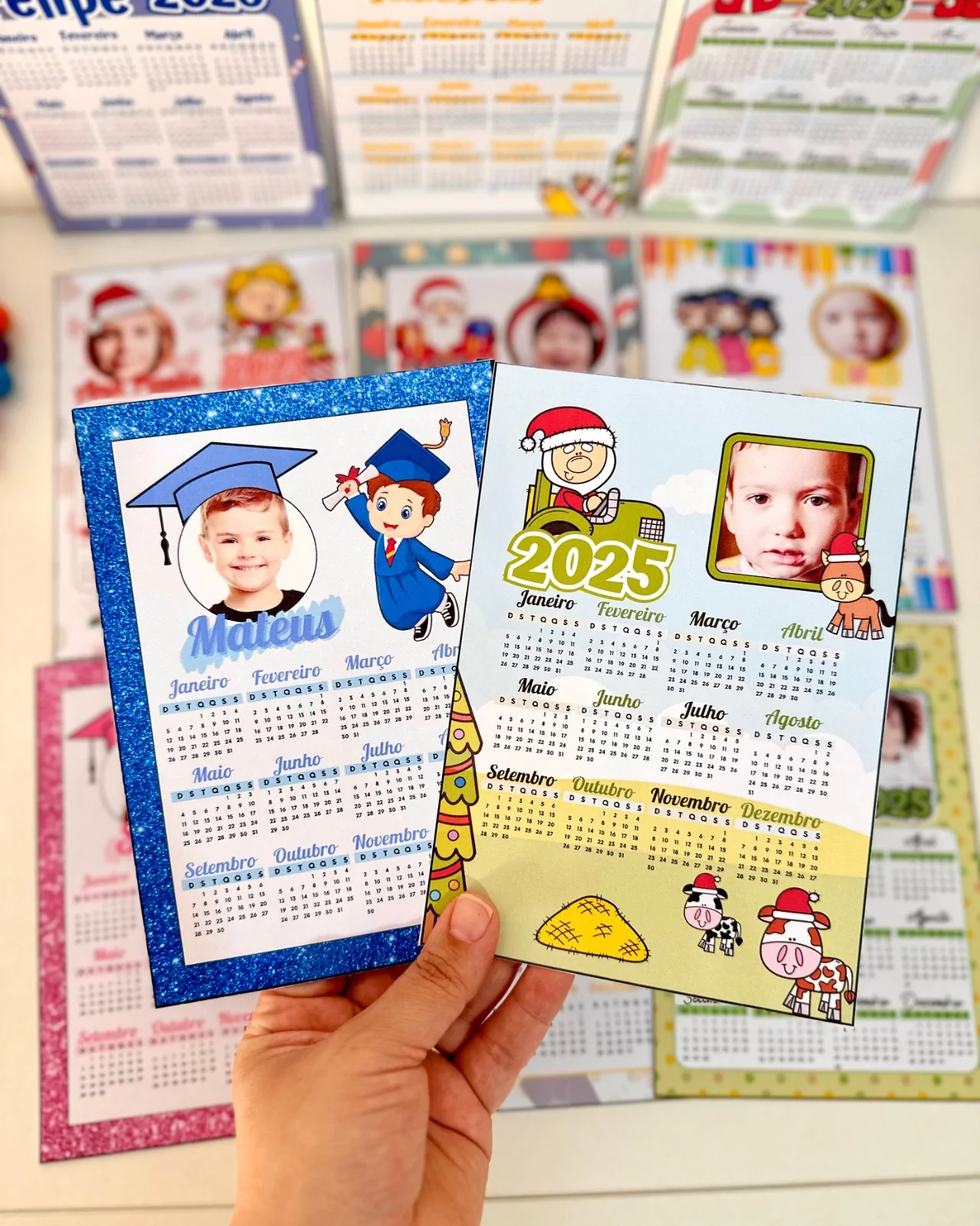 Calendário 2025 Editável com Fotos das Crianças! - Imagem 6