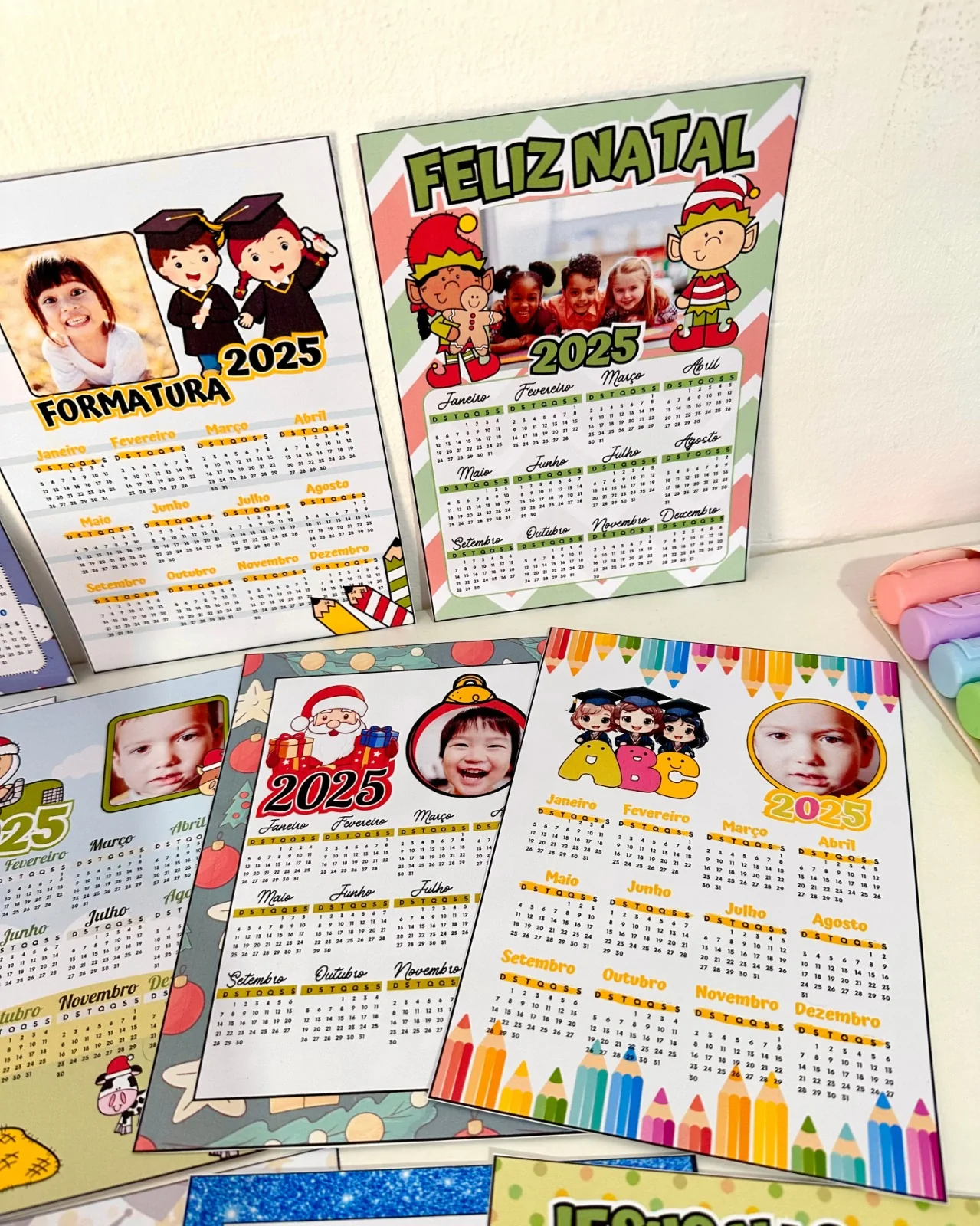 Calendário 2025 Editável com Fotos das Crianças! - Imagem 8