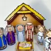 Presépio de Mesa 3D Colorido – Representando o Nascimento de Jesus - Imagem 4