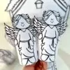 Presépio de Mesa 3D para Colorir - Nascimento de Jesus - Imagem 9
