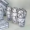 Presépio de Mesa 3D para Colorir - Nascimento de Jesus - Imagem 7