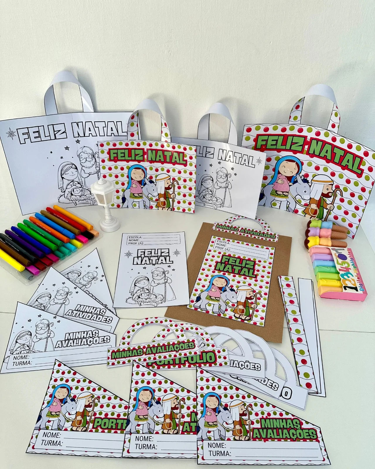 Kit de Capas Natal Cristão: Encante e Organize com Estilo! - Imagem 13