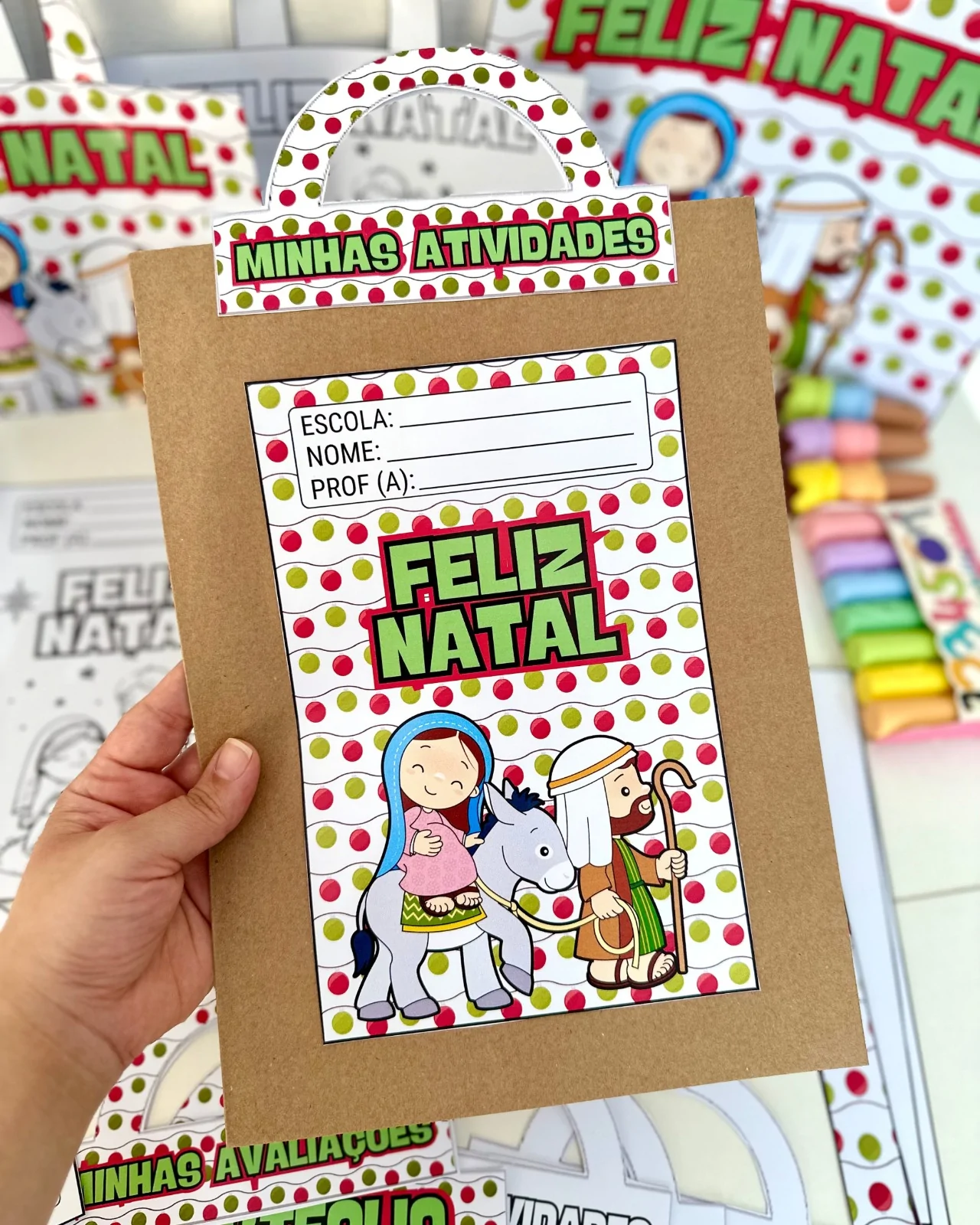 Kit de Capas Natal Cristão: Encante e Organize com Estilo! - Imagem 4
