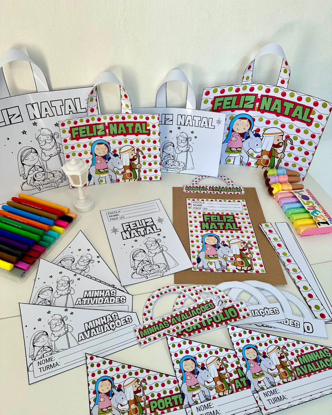 Kit de Capas Natal Cristão: Encante e Organize com Estilo! - Imagem 14