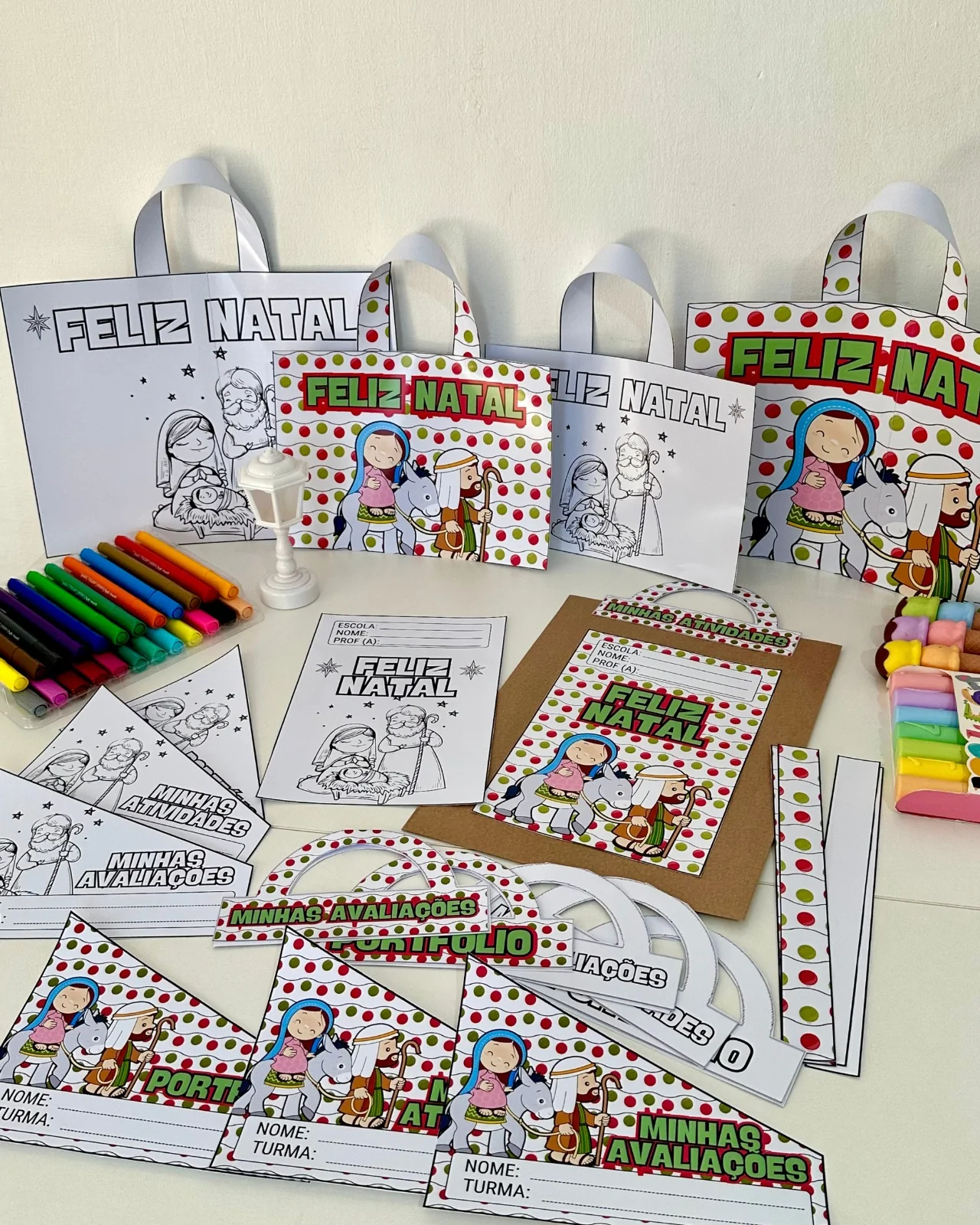 Kit de Capas Natal Cristão: Encante e Organize com Estilo! - Imagem 7