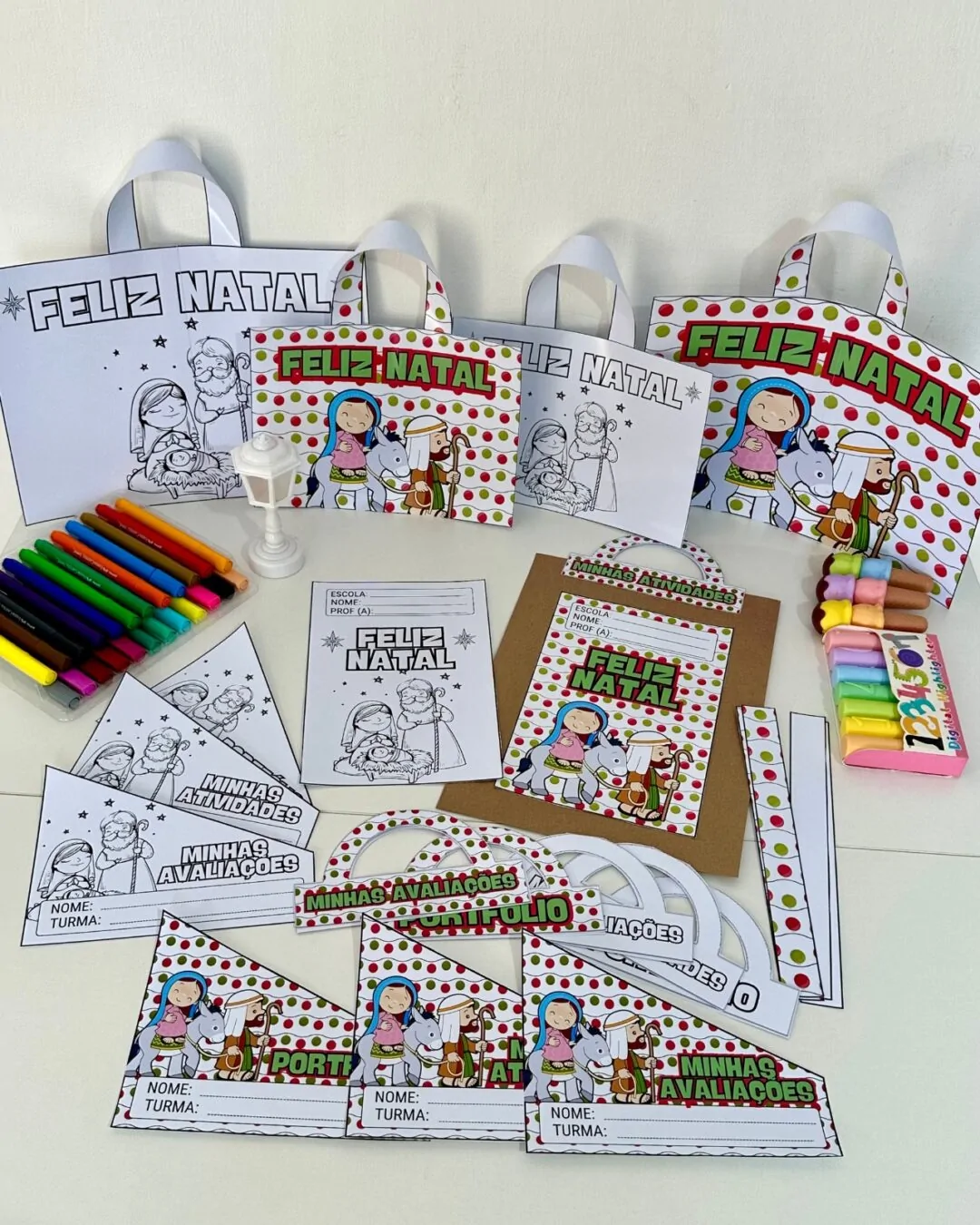 Kit de Capas Natal Cristão: Encante e Organize com Estilo! - Imagem 6