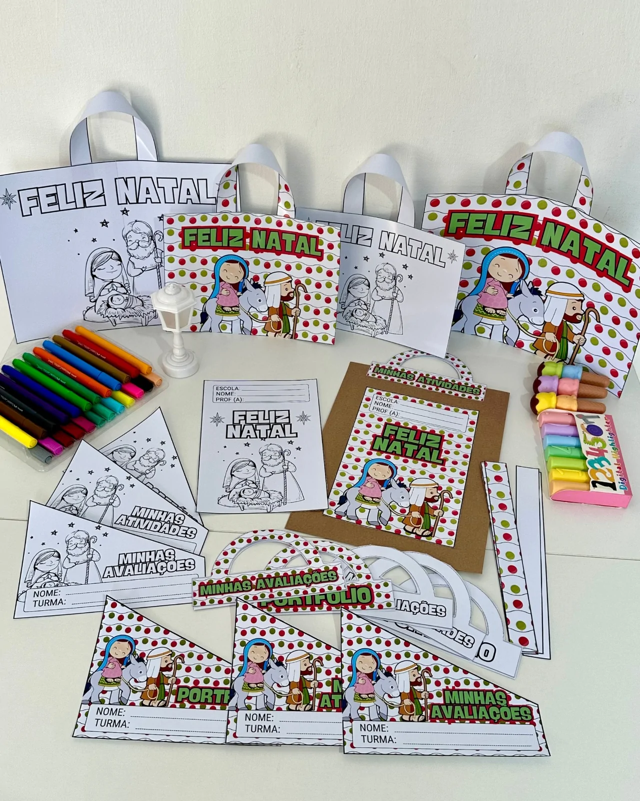 Kit de Capas Natal Cristão: Encante e Organize com Estilo! - Imagem 6