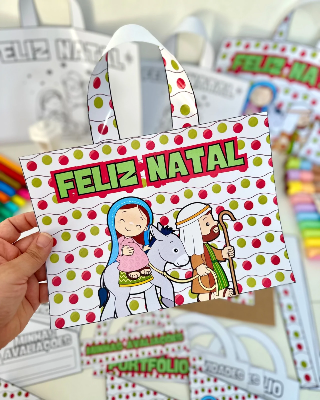 Kit de Capas Natal Cristão: Encante e Organize com Estilo! - Imagem 2