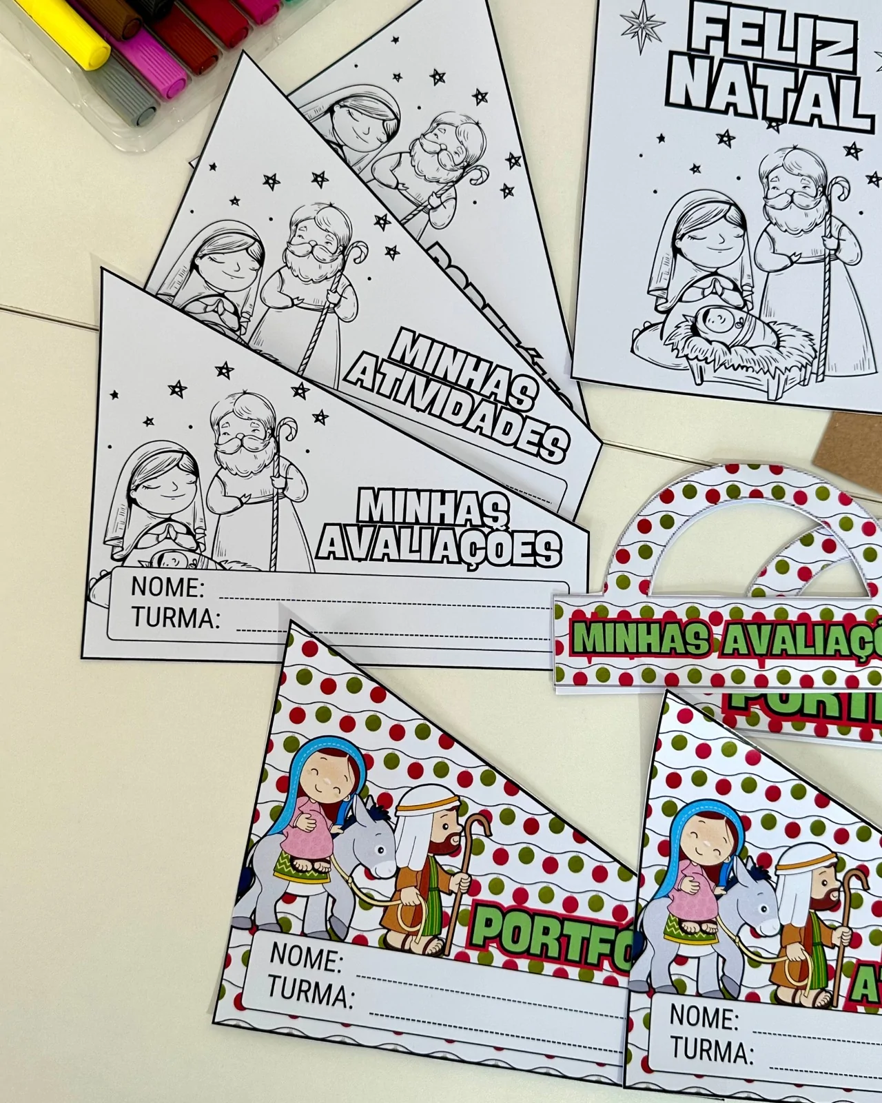 Kit de Capas Natal Cristão: Encante e Organize com Estilo! - Imagem 12