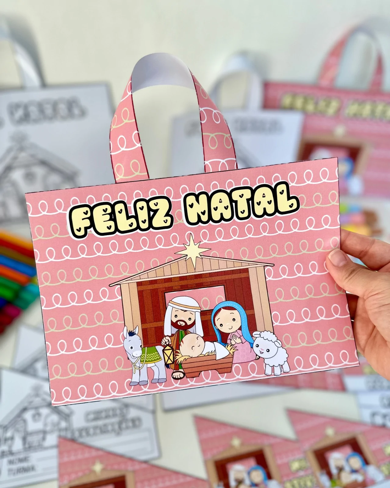 Kit Capas de Atividades: Tema Natal Cristão - Imagem 8