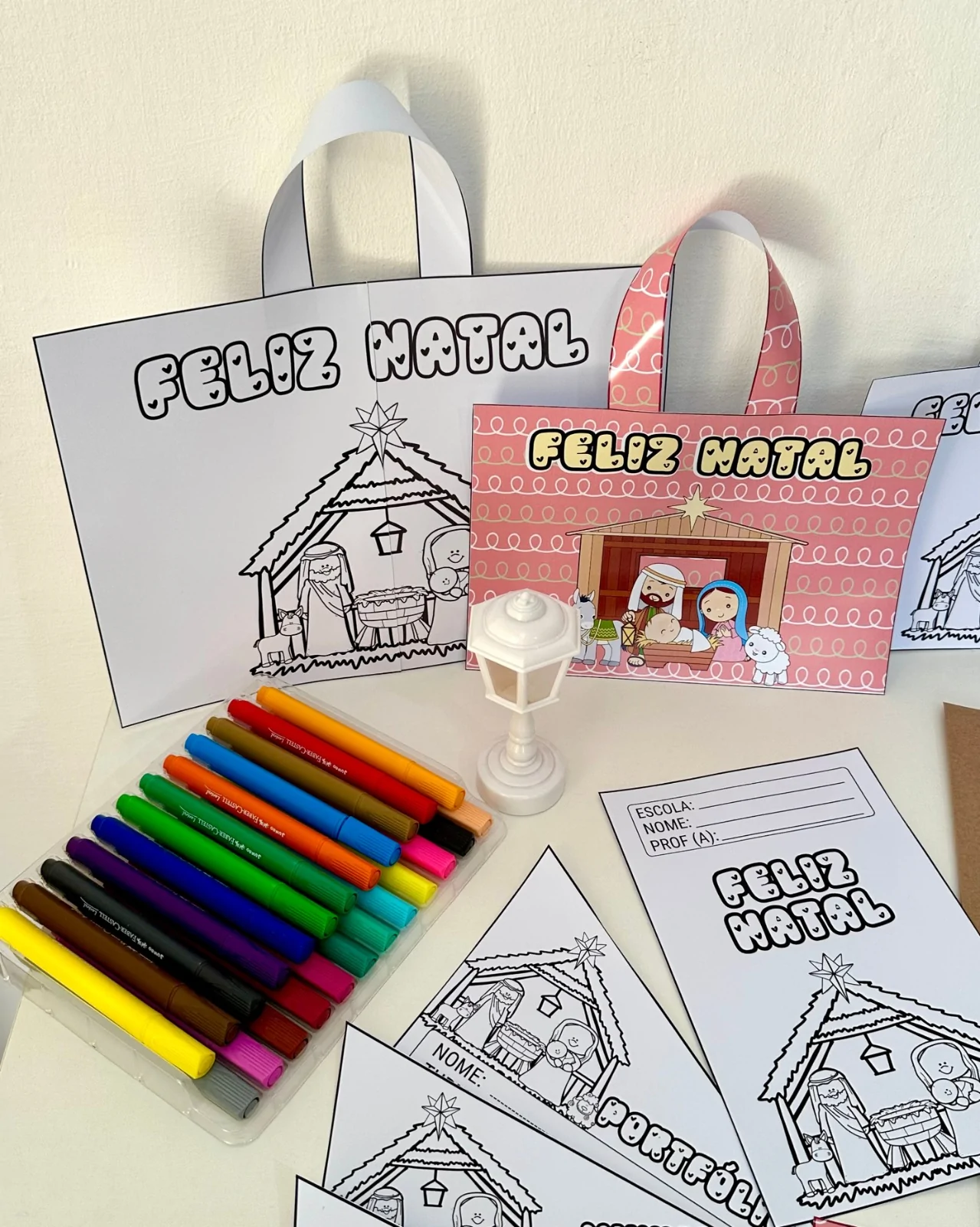 Kit Capas de Atividades: Tema Natal Cristão - Imagem 6