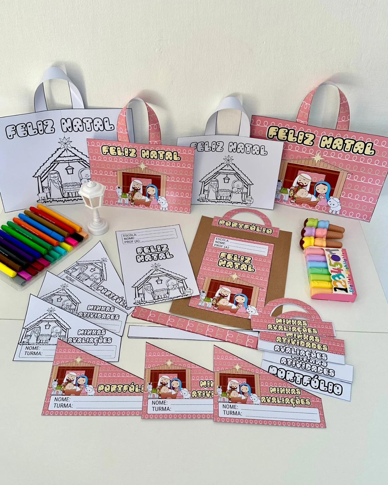 Kit Capas de Atividades: Tema Natal Cristão - Imagem 5