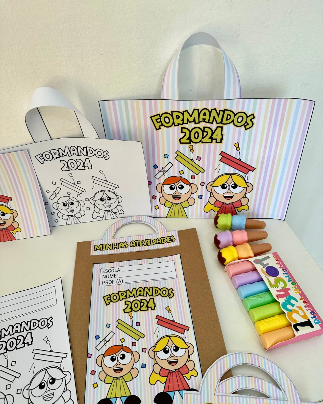 Kit Capas de Atividades: Tema Formatura - Imagem 4