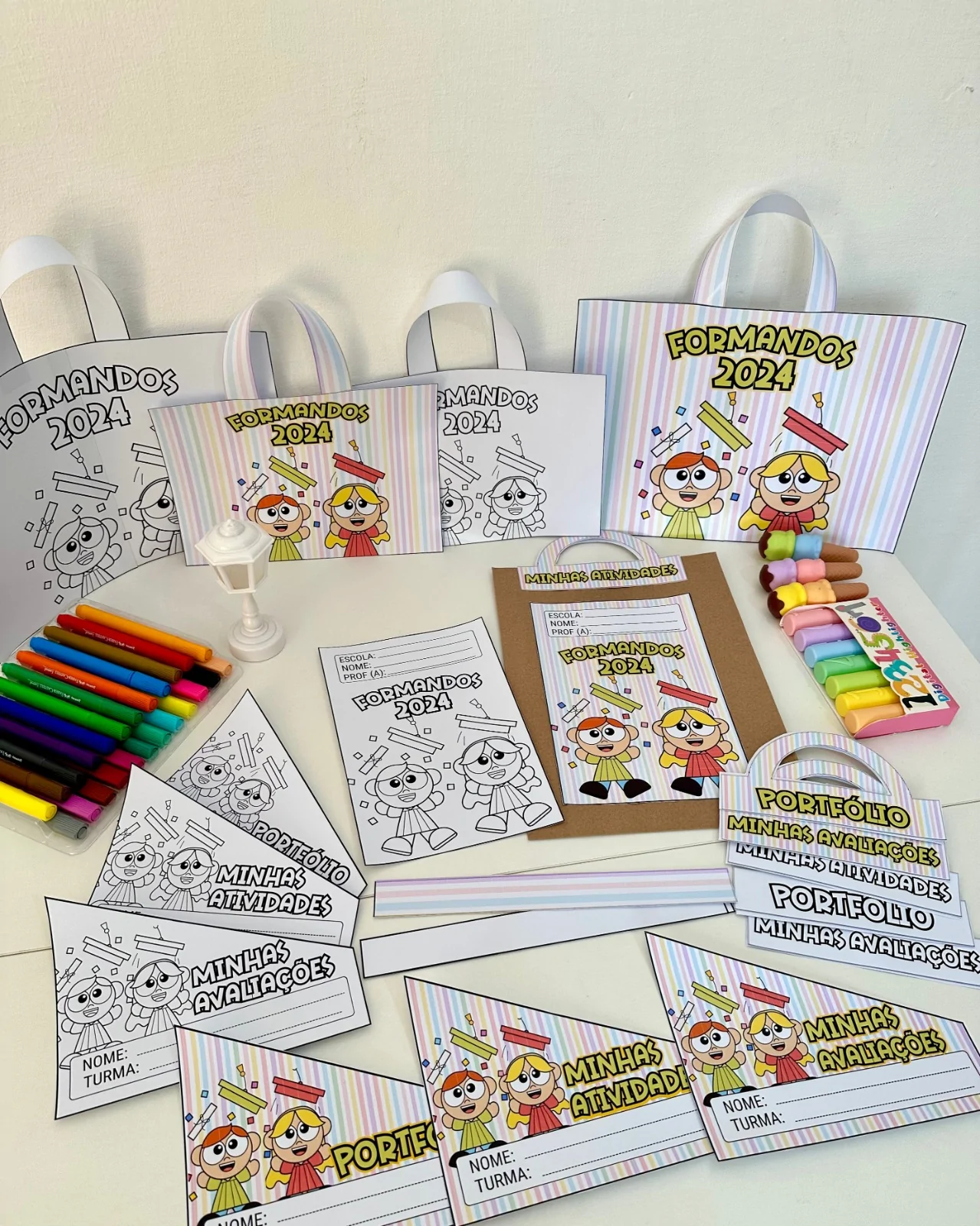 Kit Capas de Atividades: Tema Formatura - Imagem 6