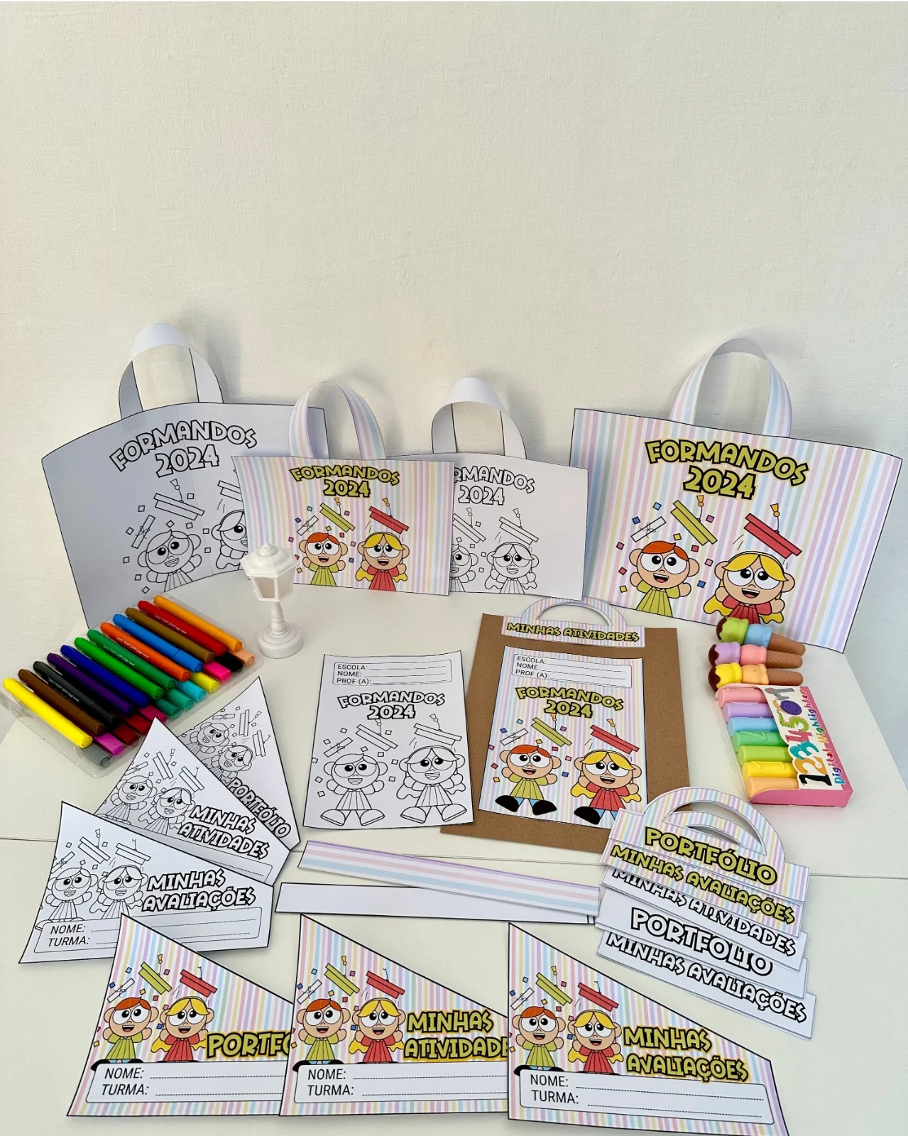 Kit Capas de Atividades: Tema Formatura - Imagem 7