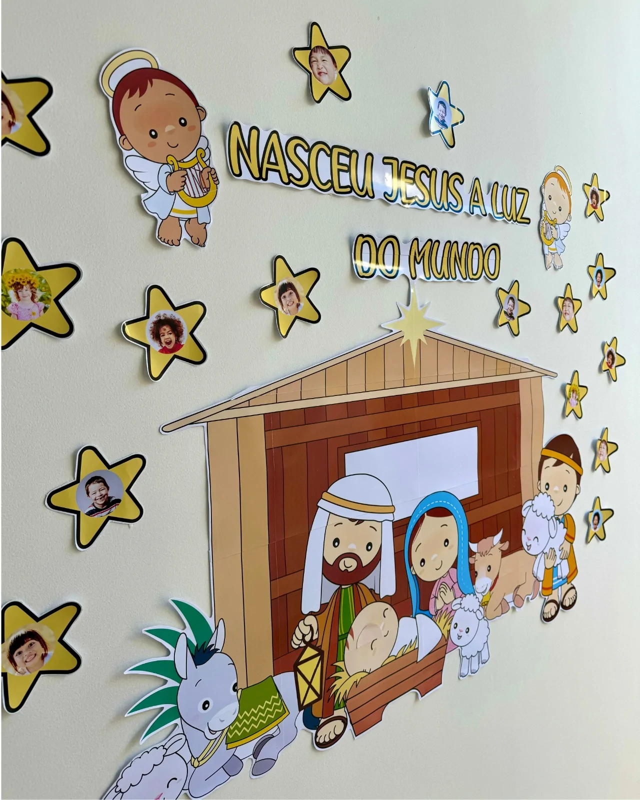 Painel de Natal com Presépio: Um Encanto para sua Turma! - Imagem 6