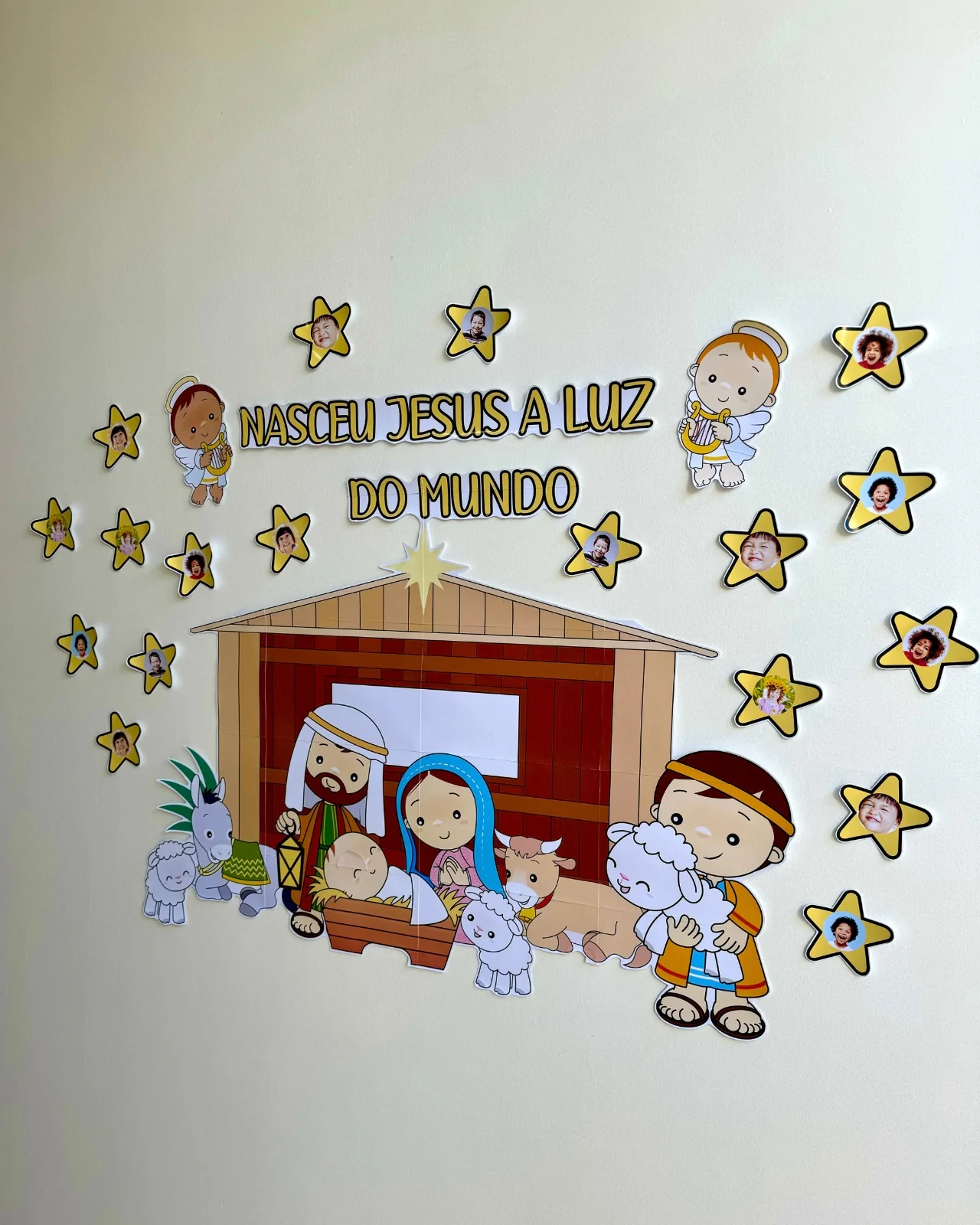 Painel de Natal com Presépio: Um Encanto para sua Turma! - Imagem 8