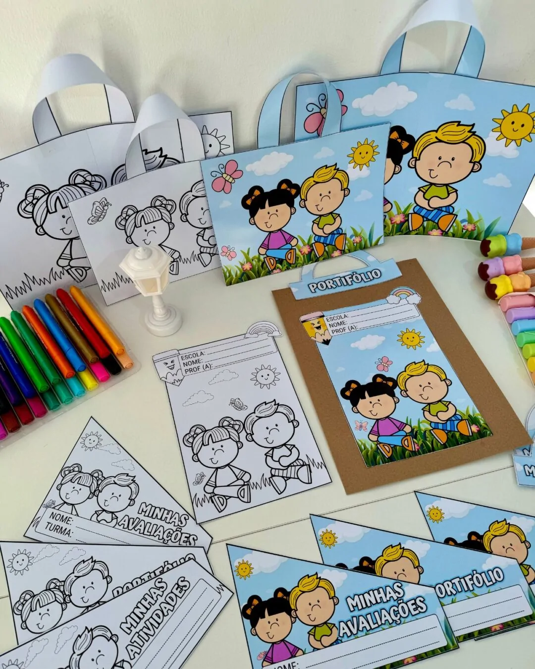 Kit Capas de Atividades: Tema Jardim - Imagem 3