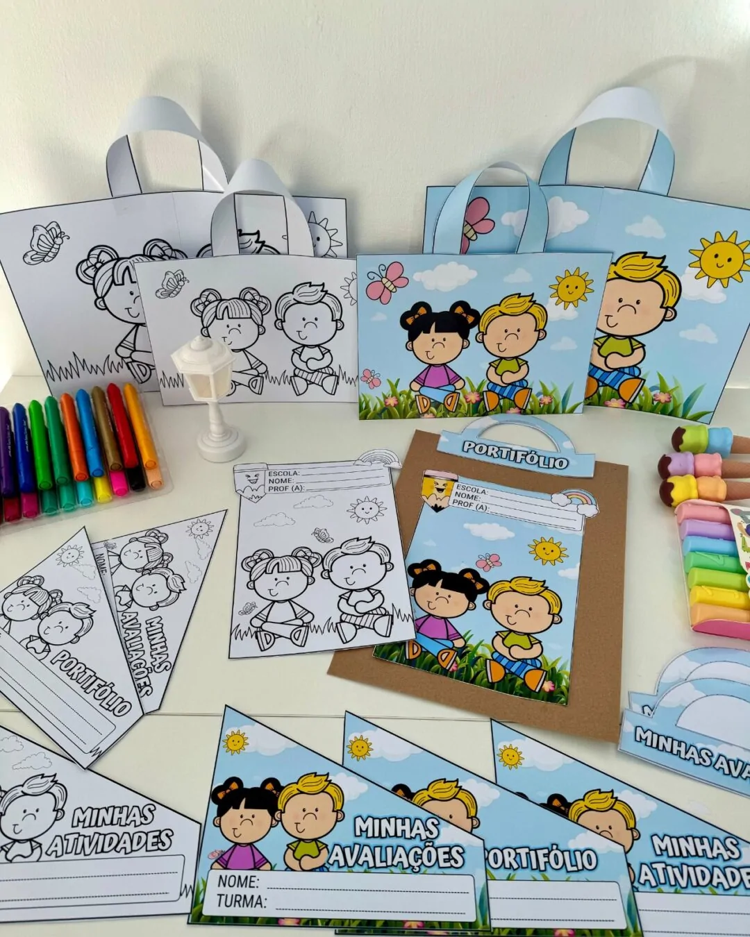 Kit Capas de Atividades: Tema Jardim - Imagem 2