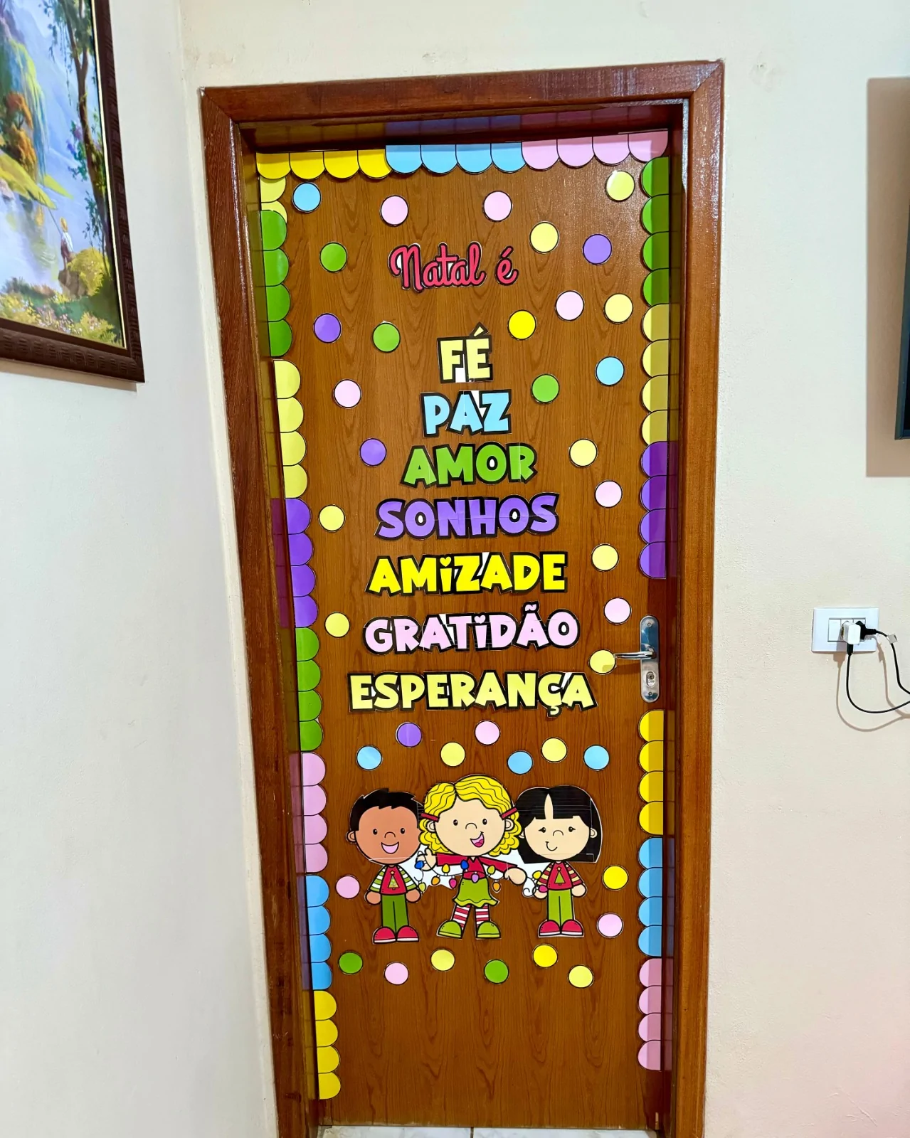 Decoração de Porta: Tema Natal