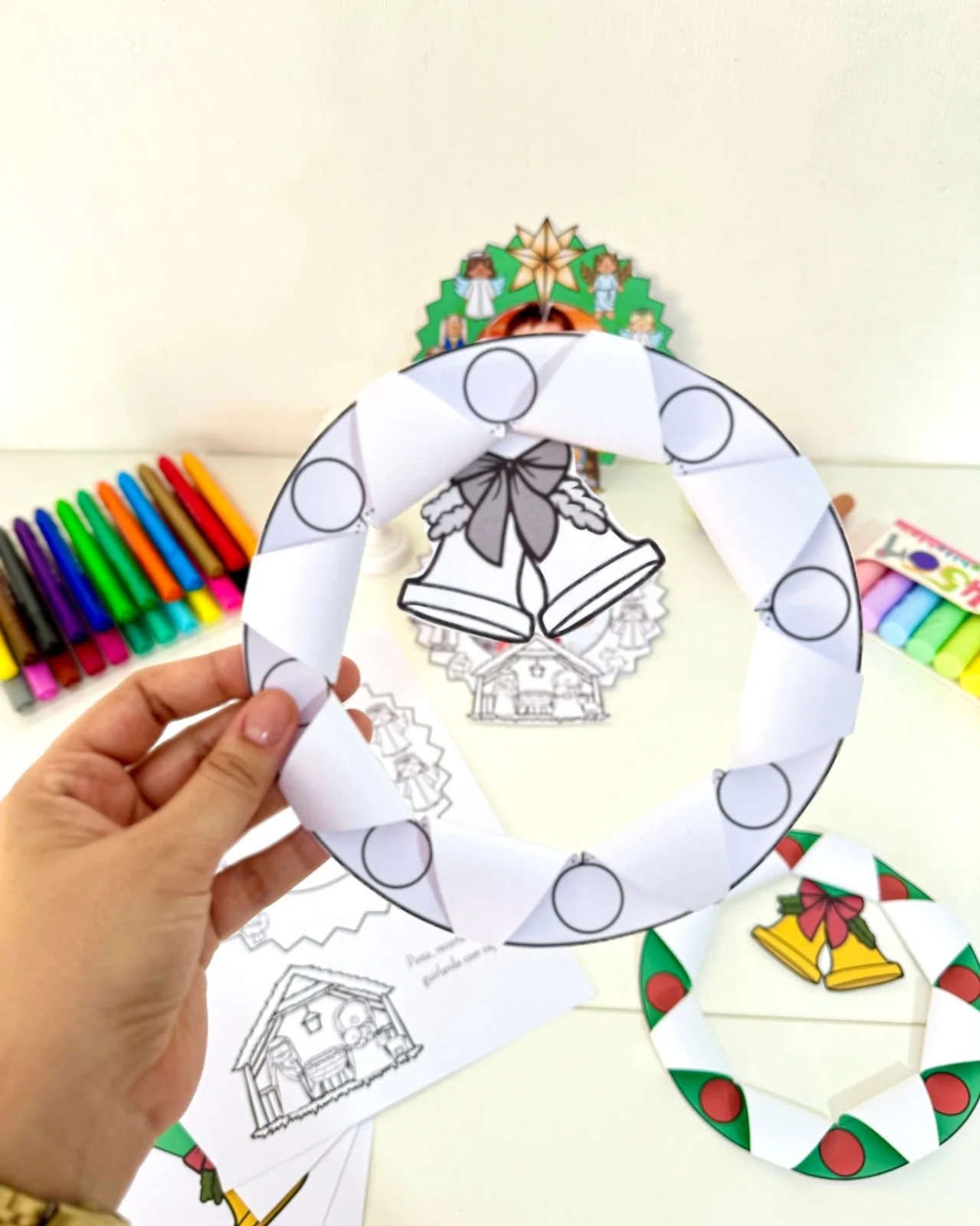 Atividades Natalinas em Formato de Guirlandas - Imagem 8