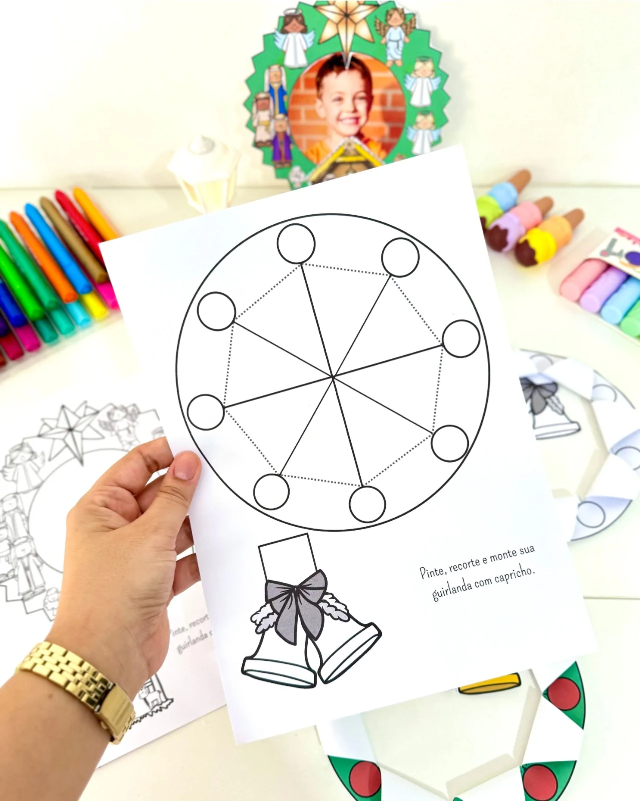 Atividades Natalinas em Formato de Guirlandas - Imagem 3