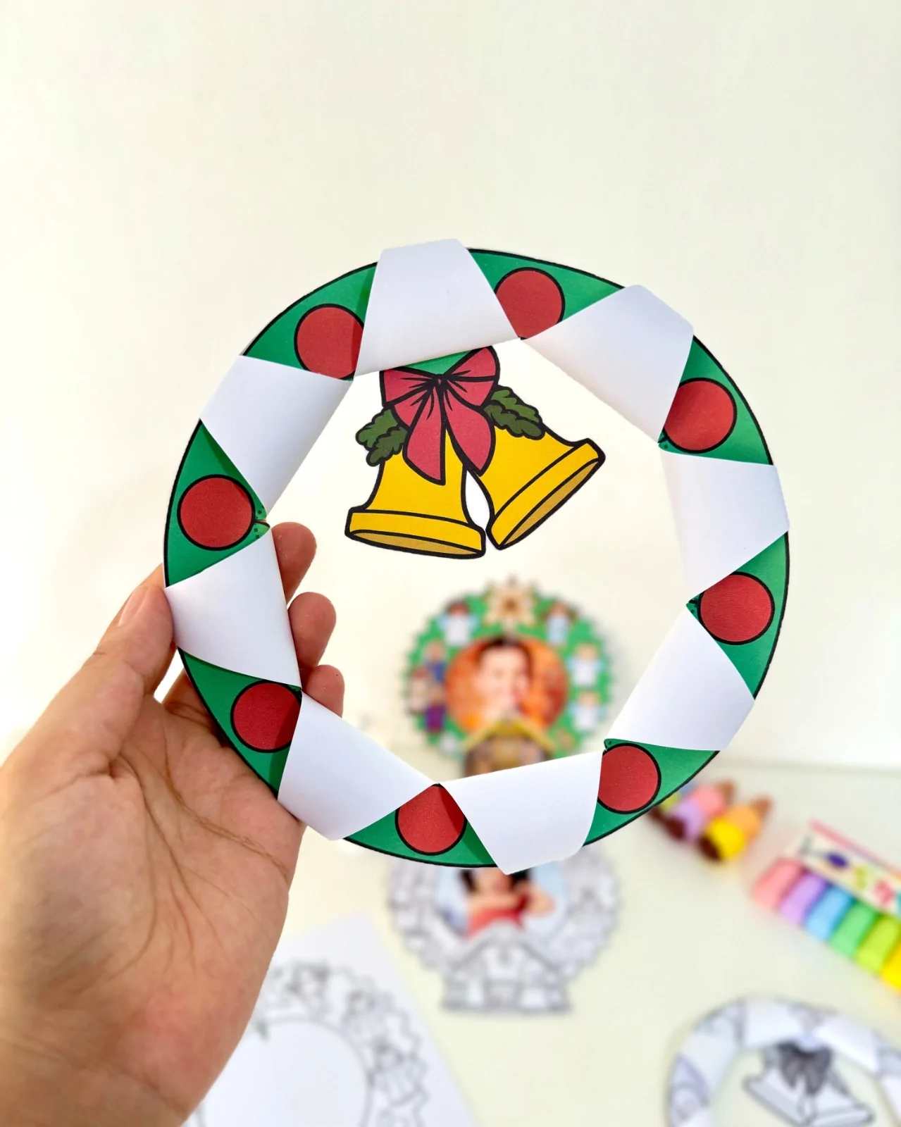 Atividades Natalinas em Formato de Guirlandas - Imagem 9