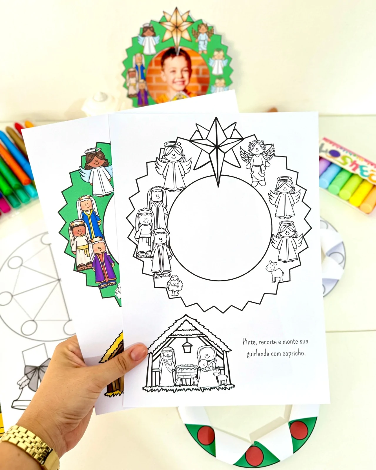 Atividades Natalinas em Formato de Guirlandas - Imagem 11