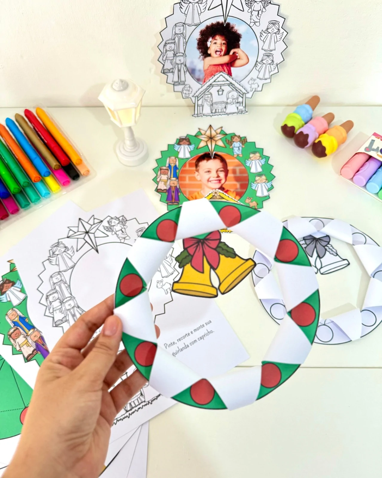 Atividades Natalinas em Formato de Guirlandas - Imagem 5