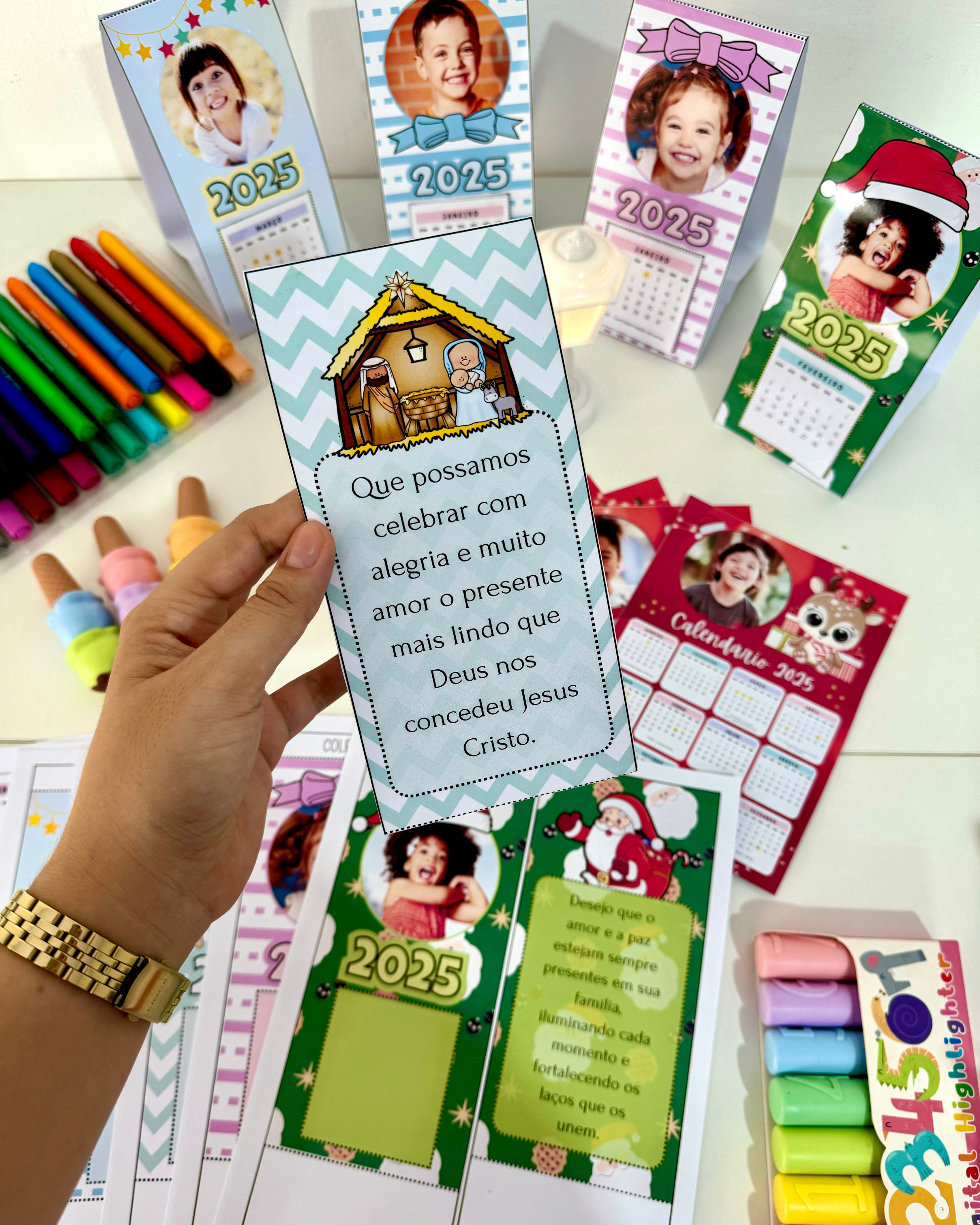 Calendários de Mesa 2025 Personalizáveis – A Lembrancinha Perfeita! - Imagem 6