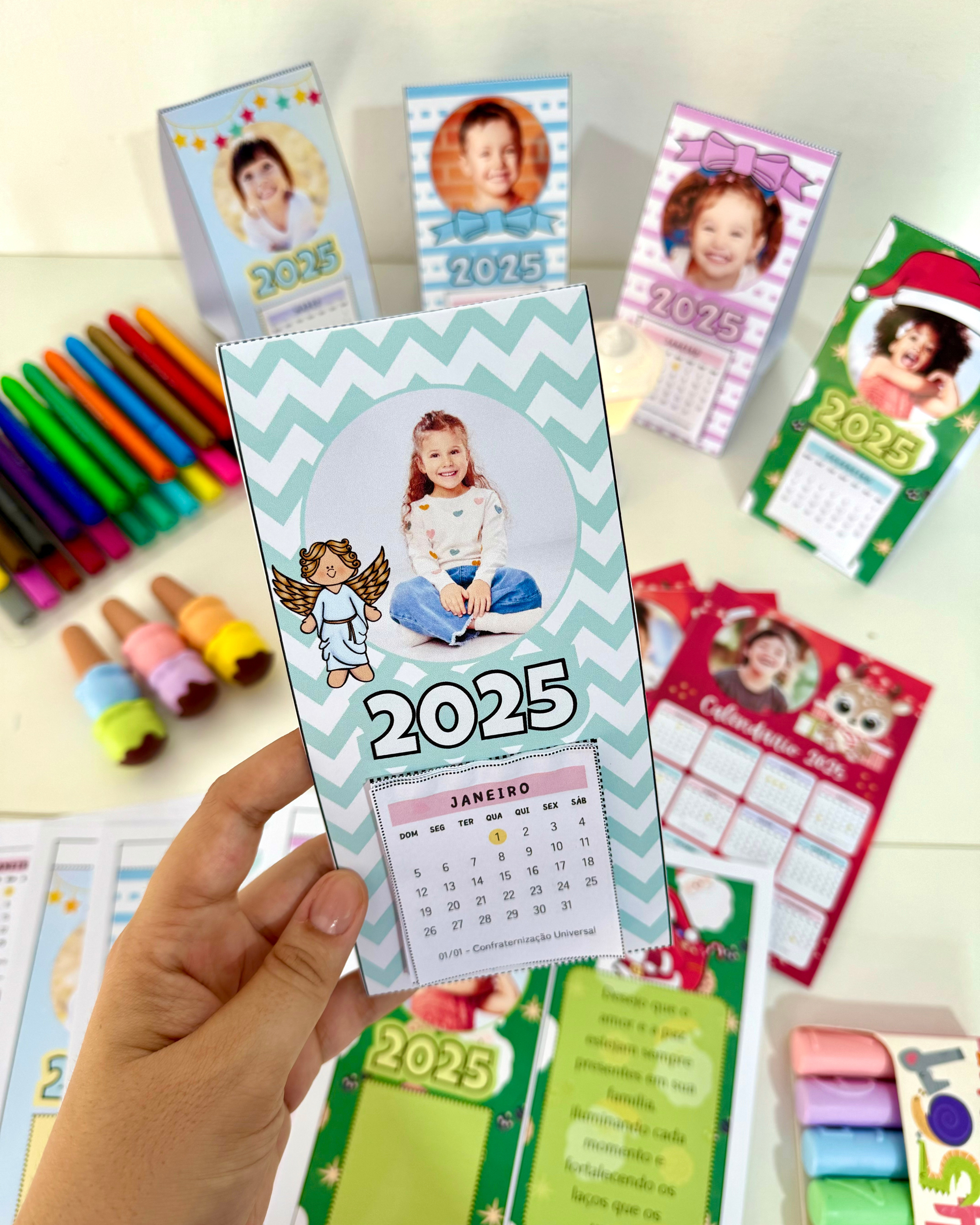 Calendários de Mesa 2025 Personalizáveis – A Lembrancinha Perfeita! - Imagem 8