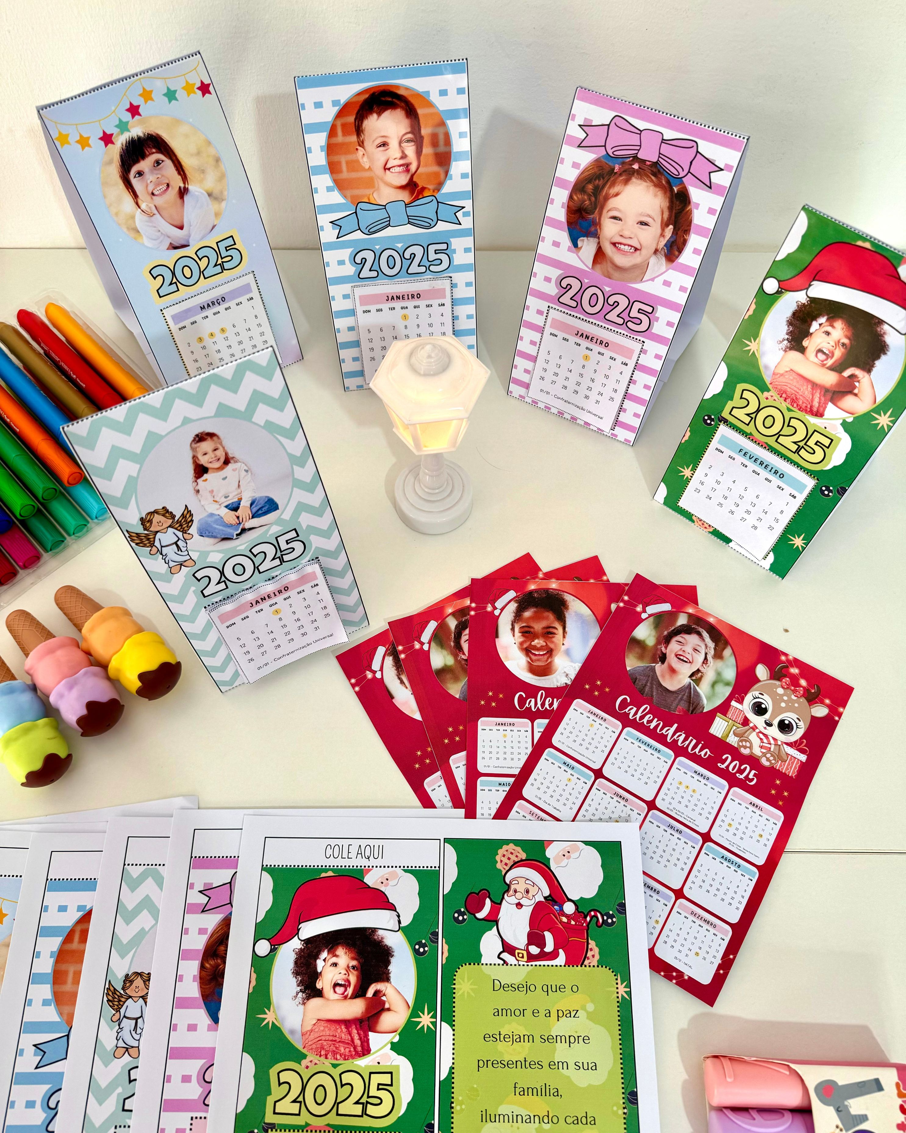 Calendários de Mesa 2025 Personalizáveis – A Lembrancinha Perfeita! - Imagem 15