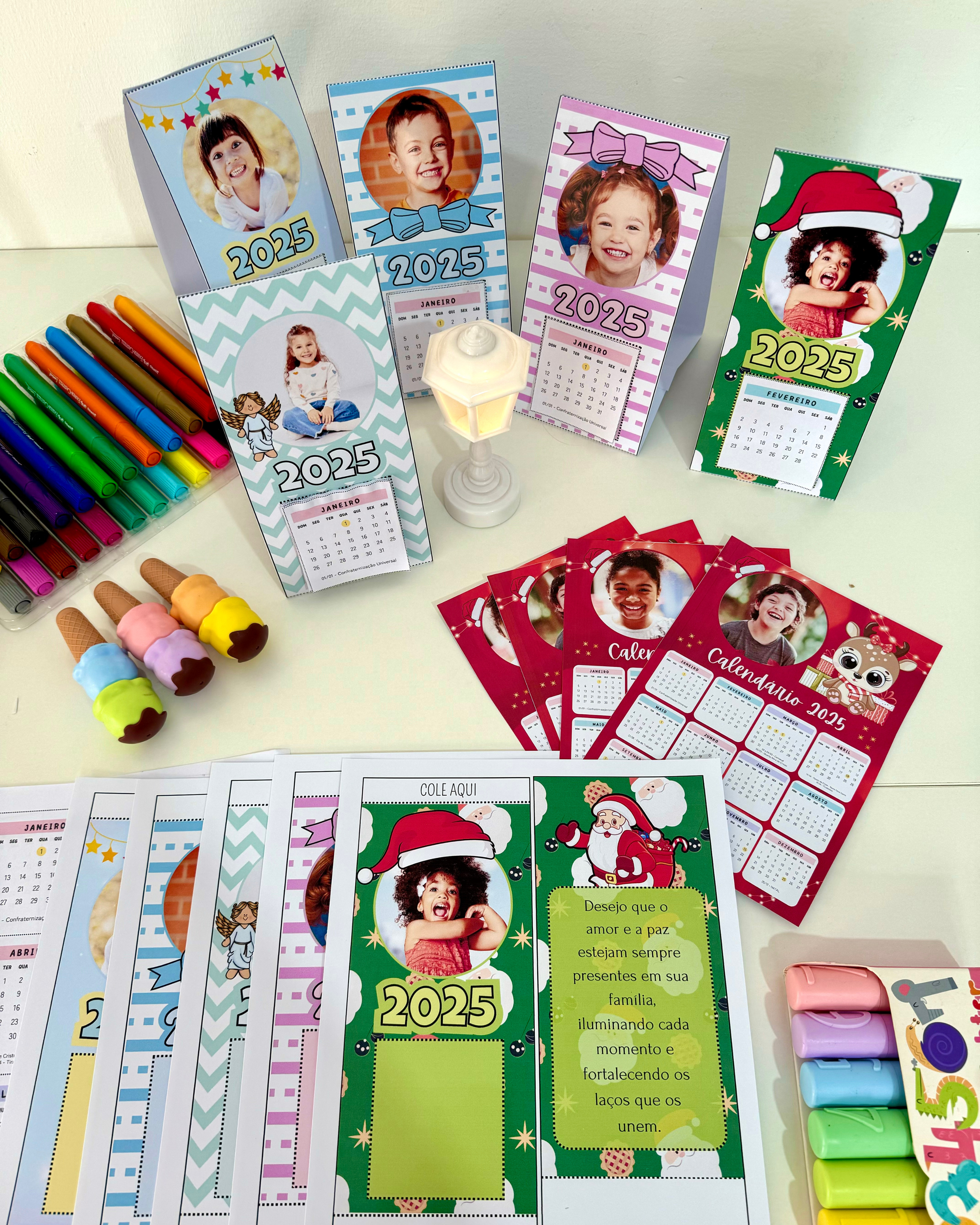 Calendários de Mesa 2025 Personalizáveis – A Lembrancinha Perfeita! - Imagem 3