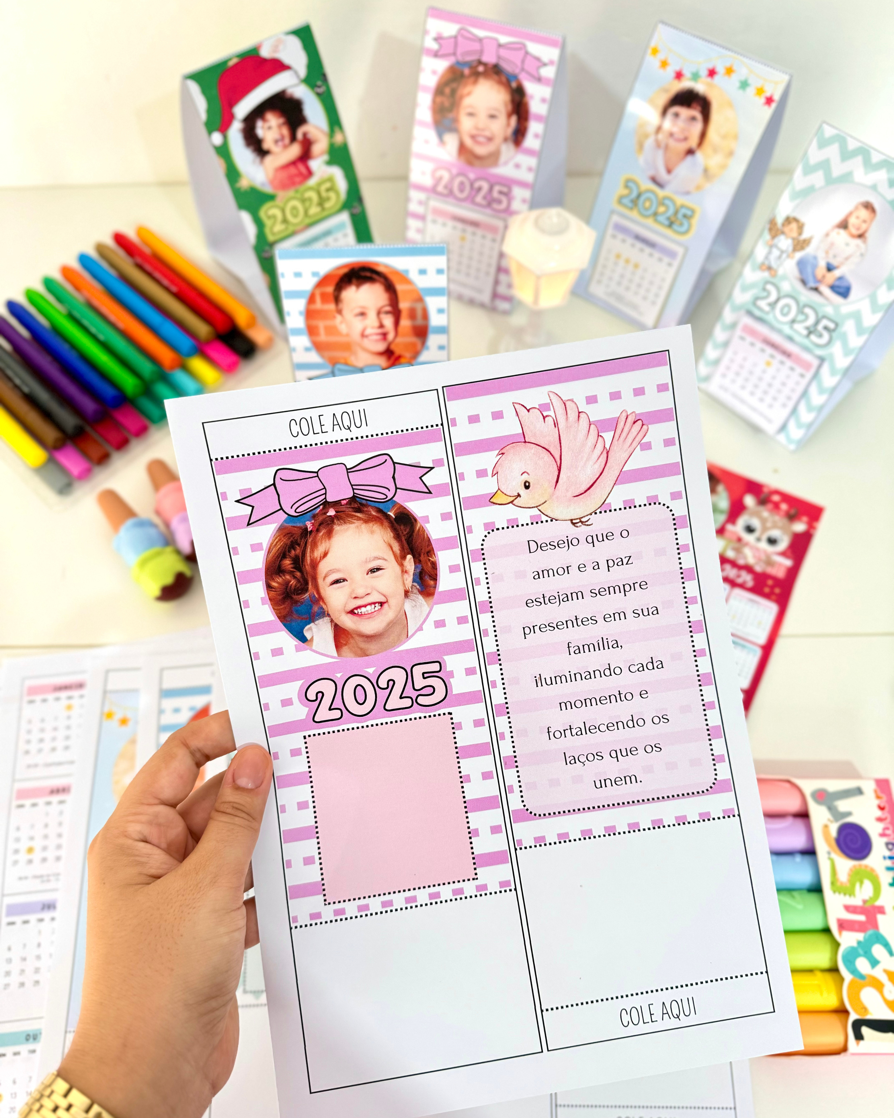 Calendários de Mesa 2025 Personalizáveis – A Lembrancinha Perfeita! - Imagem 4