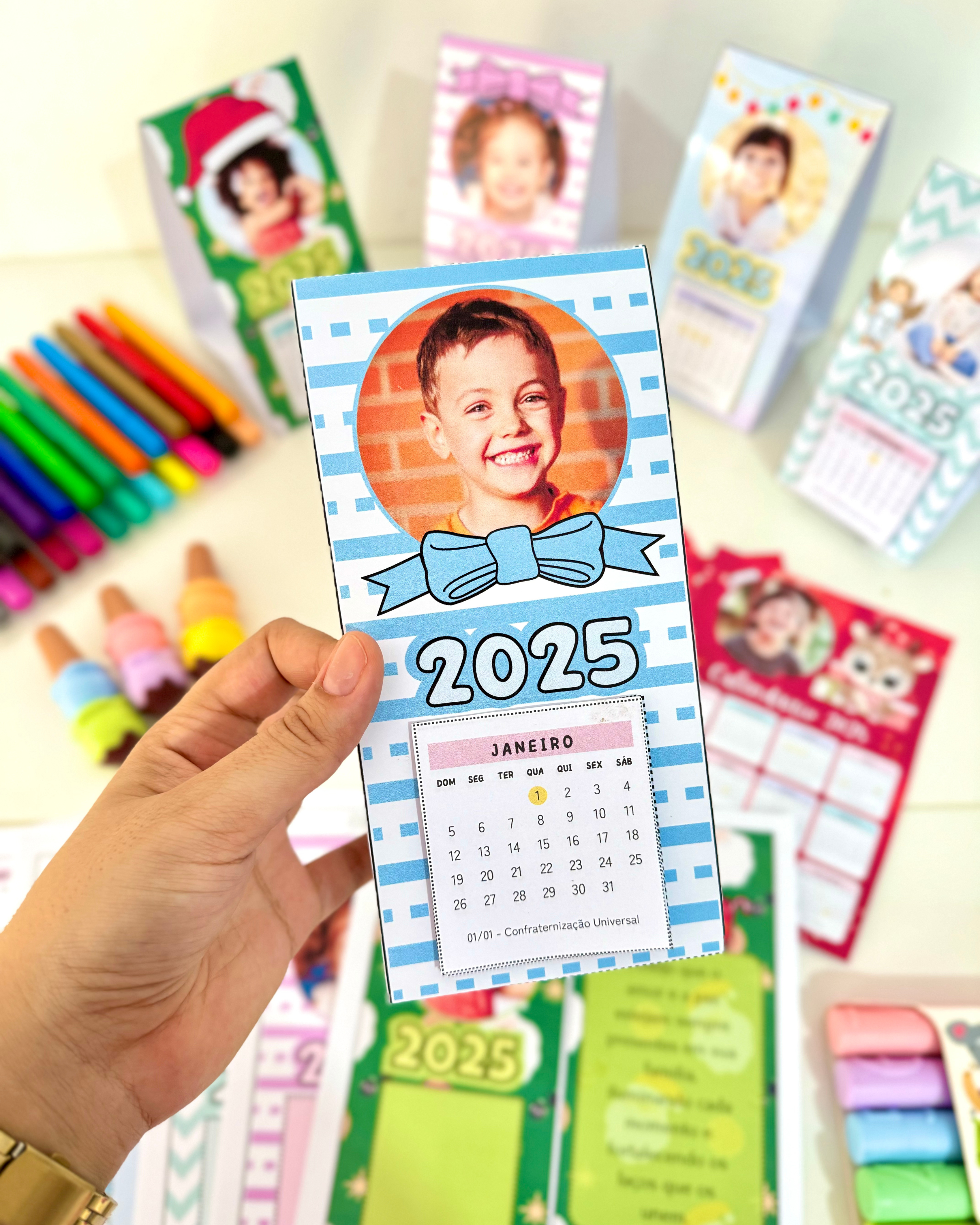 Calendários de Mesa 2025 Personalizáveis – A Lembrancinha Perfeita! - Imagem 5