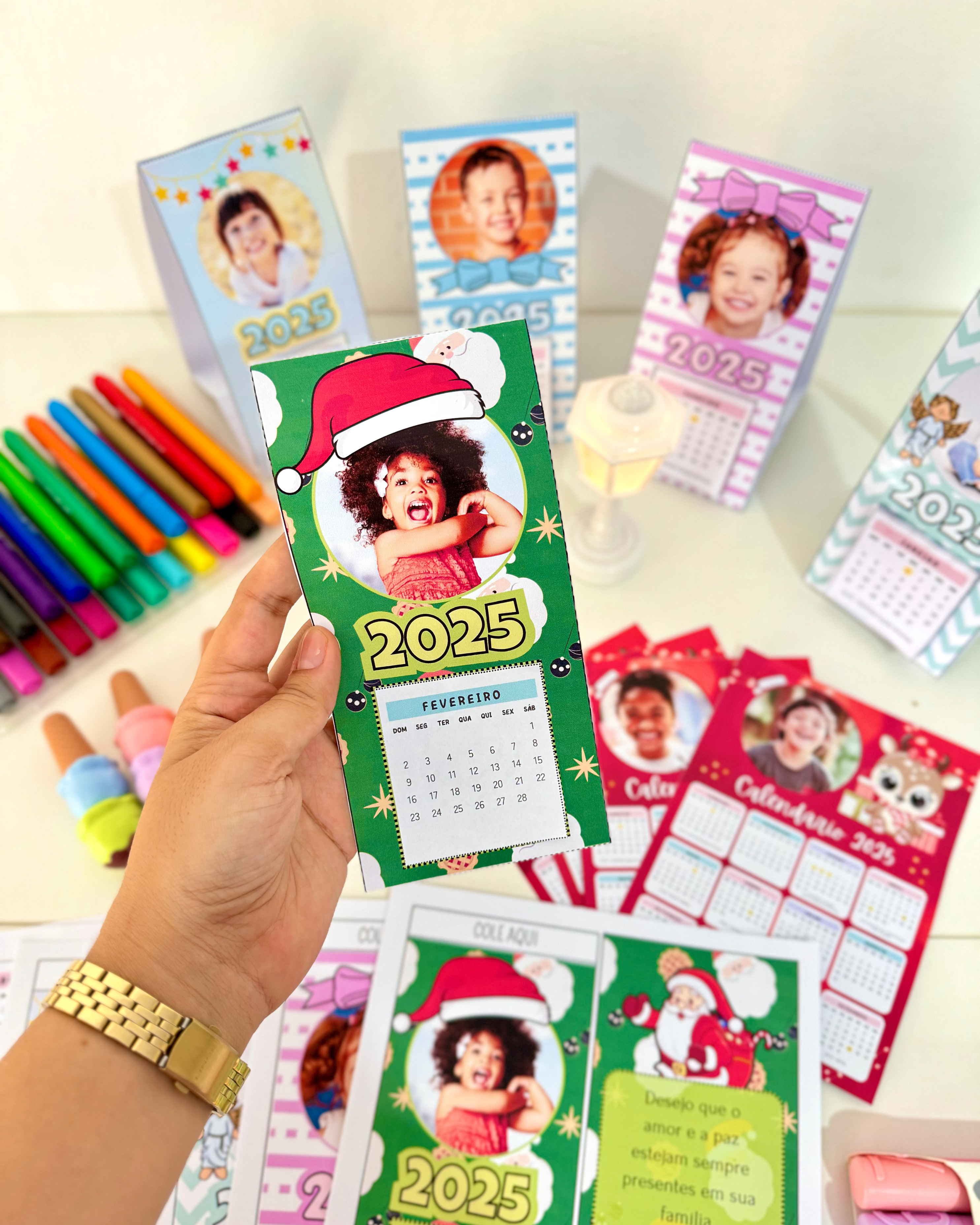 Calendários de Mesa 2025 Personalizáveis – A Lembrancinha Perfeita! - Imagem 9