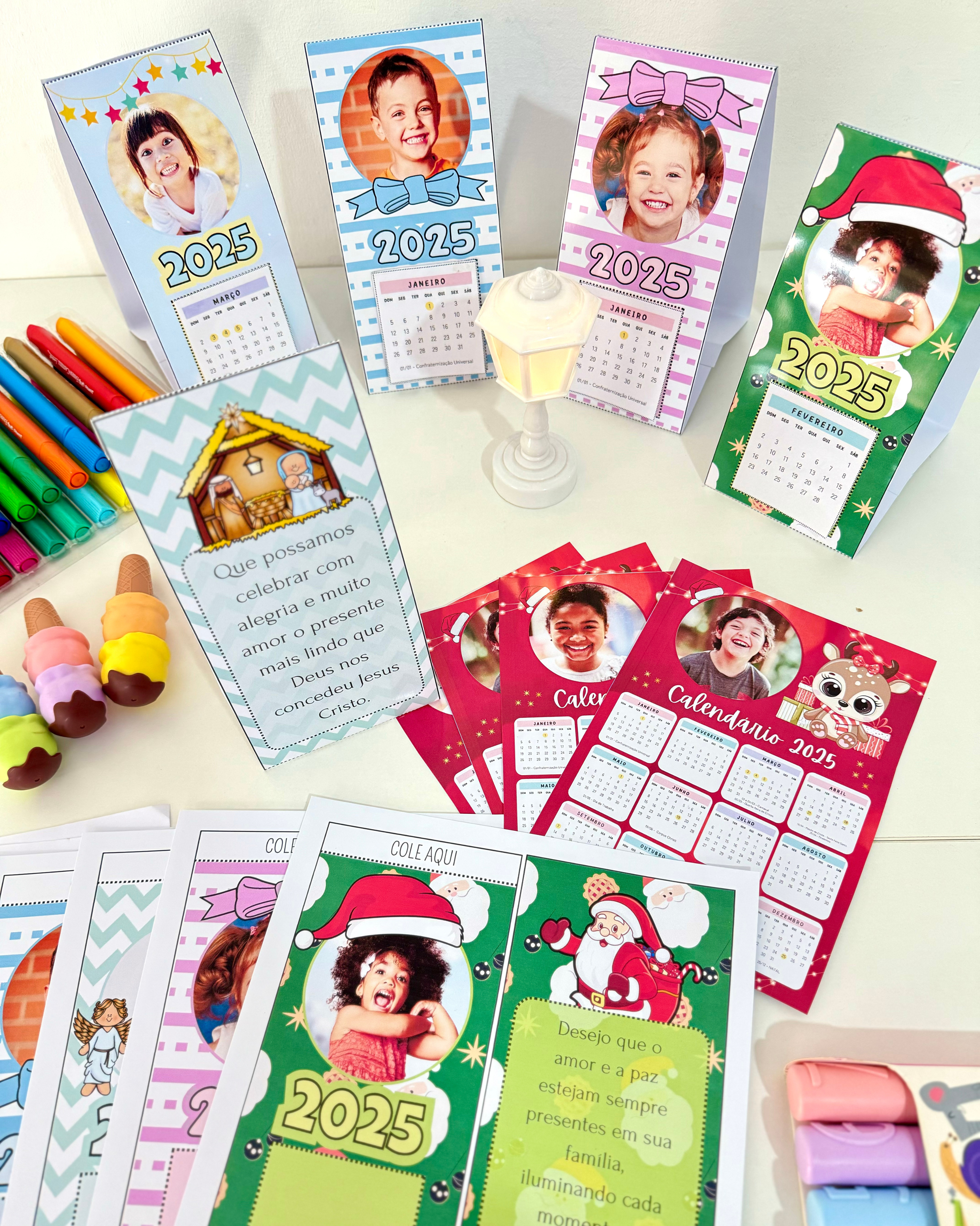 Calendários de Mesa 2025 Personalizáveis – A Lembrancinha Perfeita! - Imagem 2