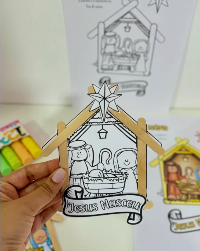 Atividade Presépio de Palitos – Celebrando o Natal com Criatividade! - Imagem 4