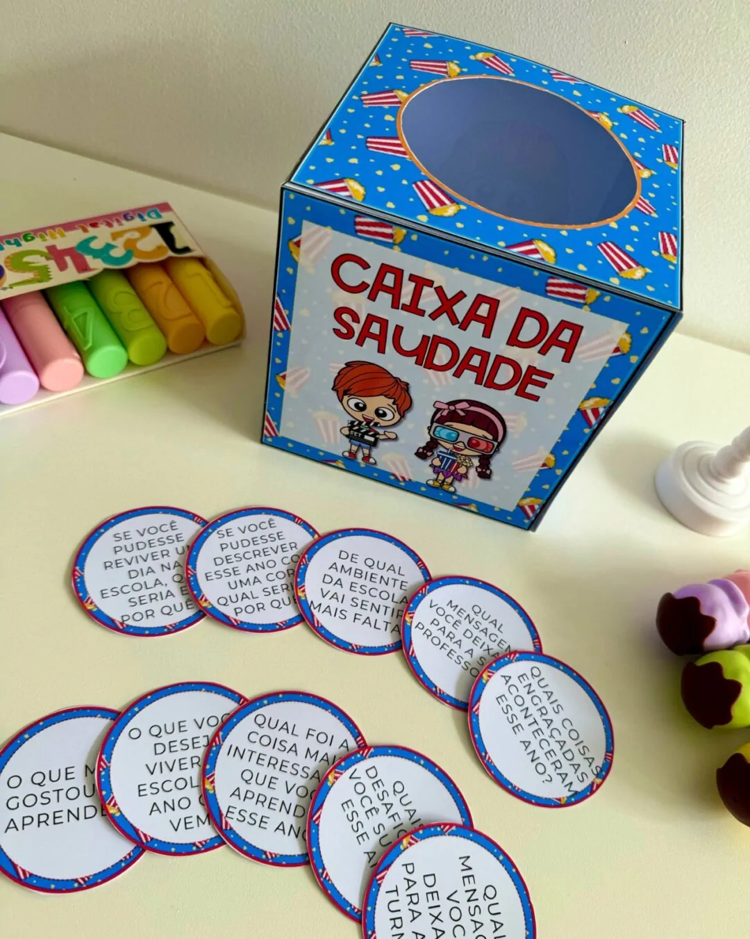Caixa Dinâmica da Saudade – Uma Despedida Cheia de Emoção!