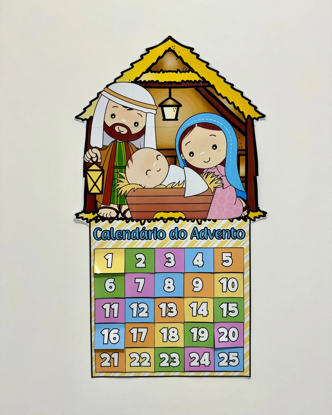 Cartaz Calendário do Advento com Presépio - Imagem 4