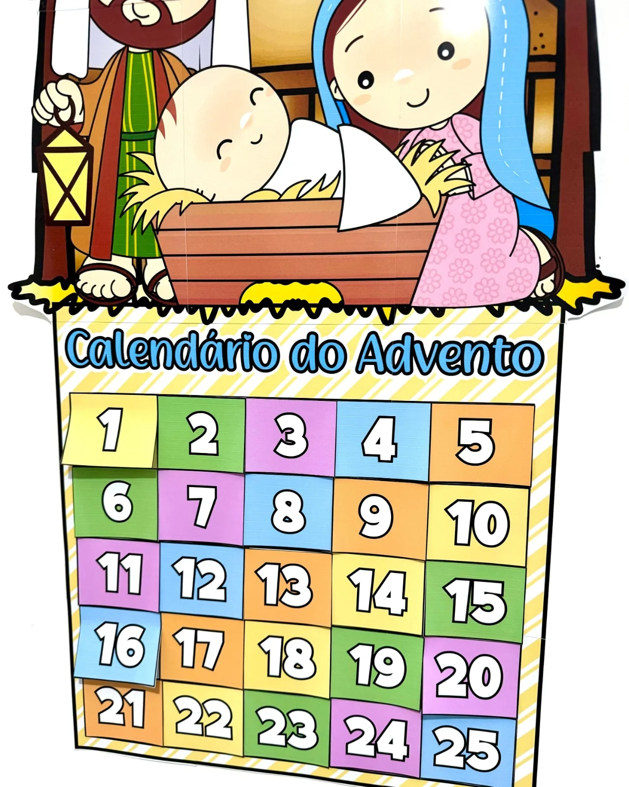 Cartaz Calendário do Advento com Presépio - Imagem 5