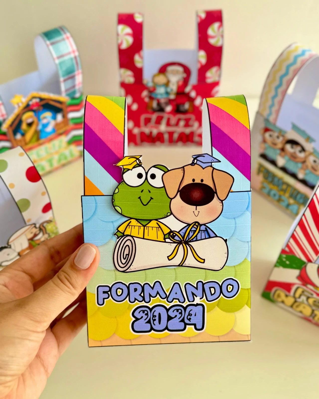 Kit de Sacolinhas Decoradas – Lembrancinhas de Final de Ano! - Imagem 6