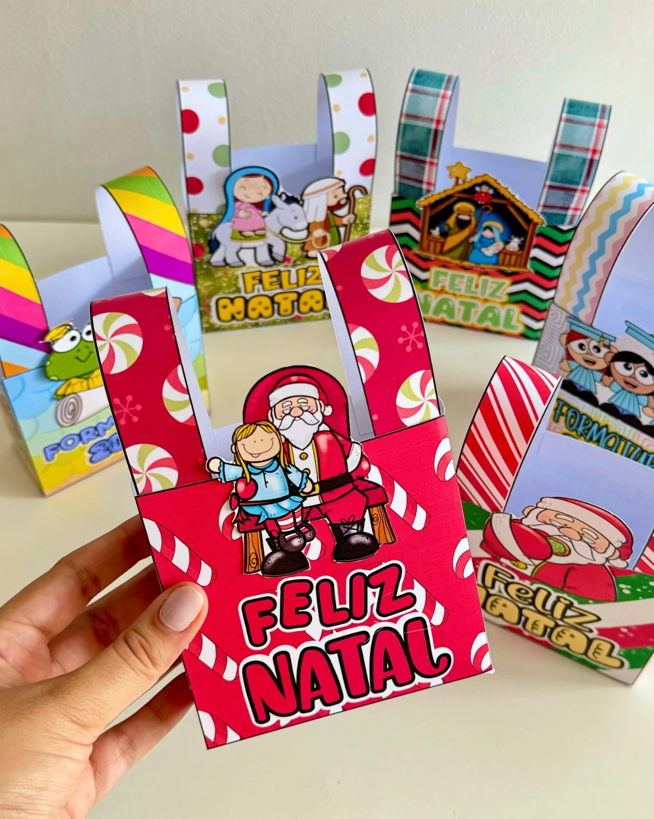 Kit de Sacolinhas Decoradas – Lembrancinhas de Final de Ano! - Imagem 2