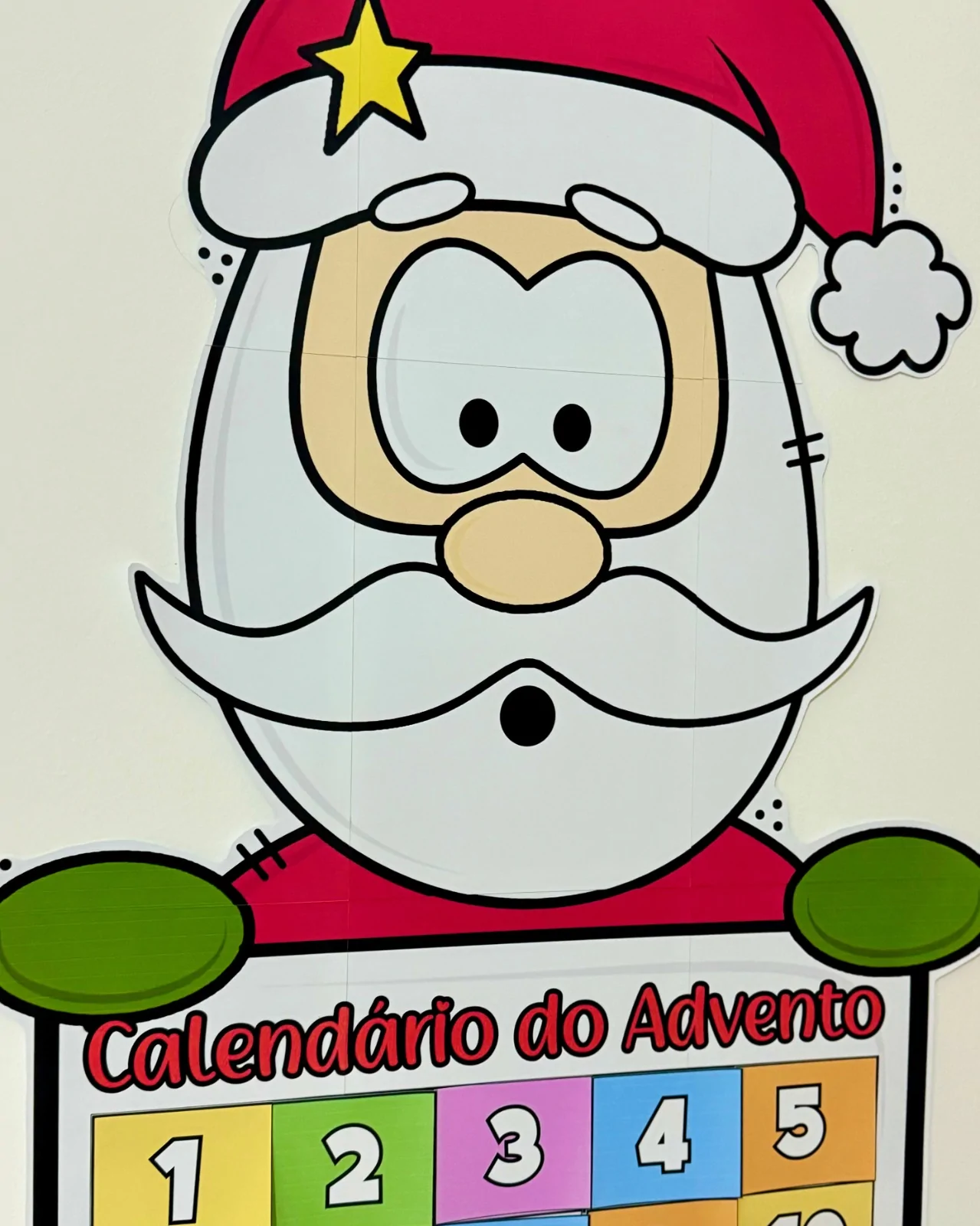 Cartaz Calendário do Advento Papai Noel - Imagem 5