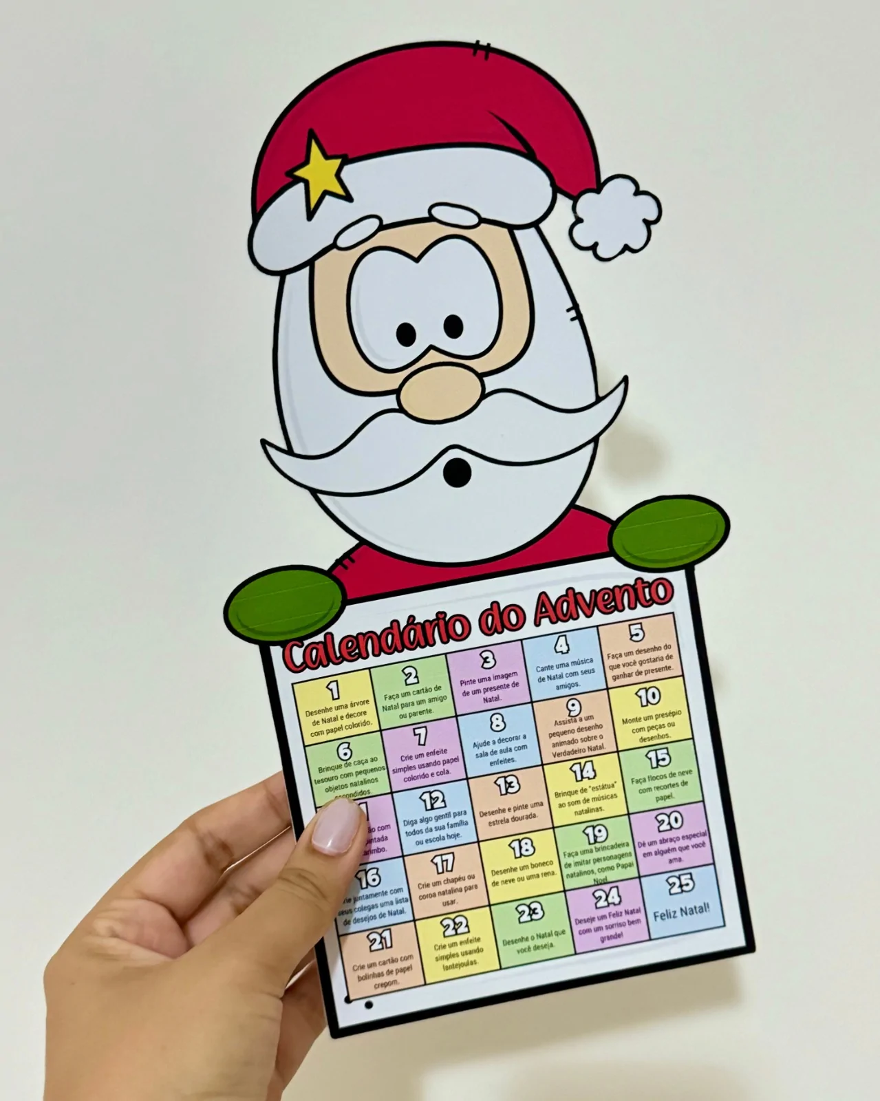 Cartaz Calendário do Advento Papai Noel - Imagem 4