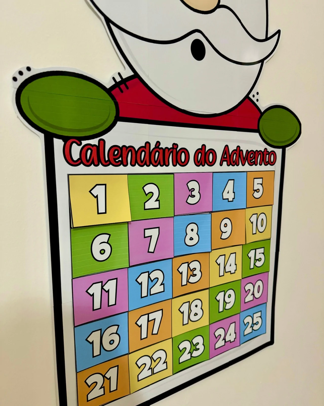Cartaz Calendário do Advento Papai Noel - Imagem 3