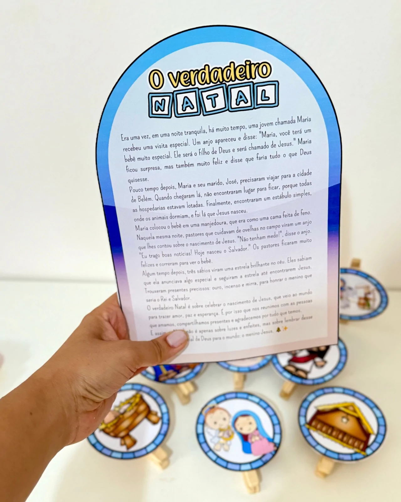 Luva “O Verdadeiro Natal” – Uma História Encantada para Contação - Imagem 3