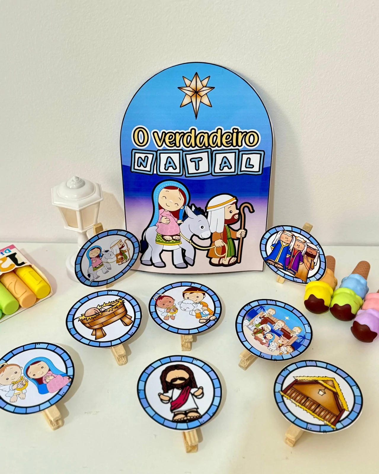 Luva “O Verdadeiro Natal” – Uma História Encantada para Contação